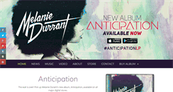 Desktop Screenshot of melaniedurrant.com